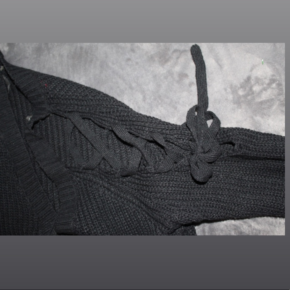 Black stylish sweater